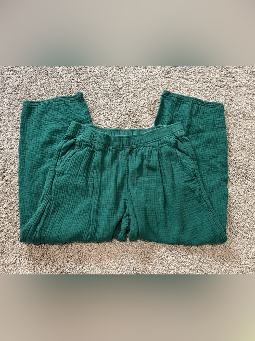 Gap Cotton Gauze Easy Barrel Pants - 2025 - Picture 2 of 3